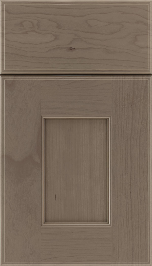 Berkeley Cherry flat panel cabinet door in Winter 