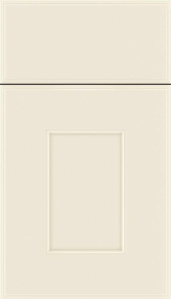 Berkeley Maple flat panel cabinet door in Seashell