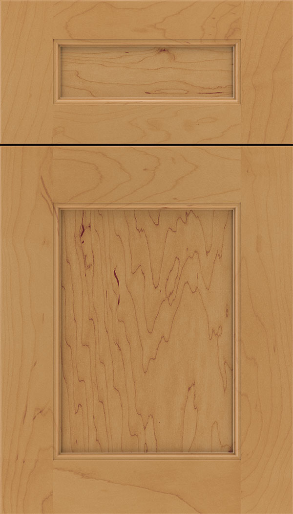 Lexington 5pc Maple recessed panel cabinet door in Ginger