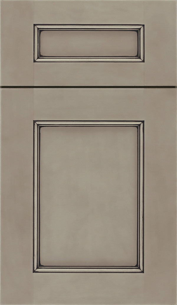 Lexington 5-Piece Maple recessed panel cabinet door in Portabello