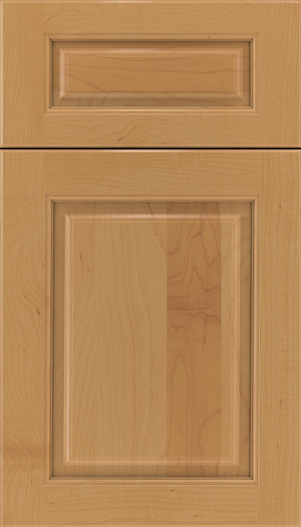 Marquis 5pc Maple raised panel cabinet door in Ginger