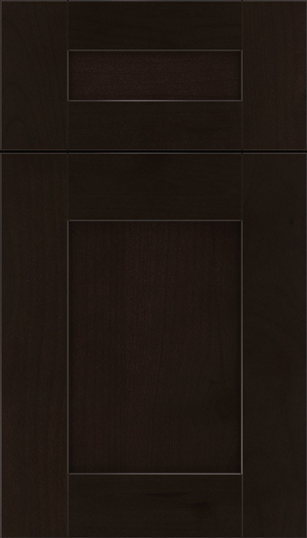 Pearson 5pc Alder flat panel cabinet door in Espresso