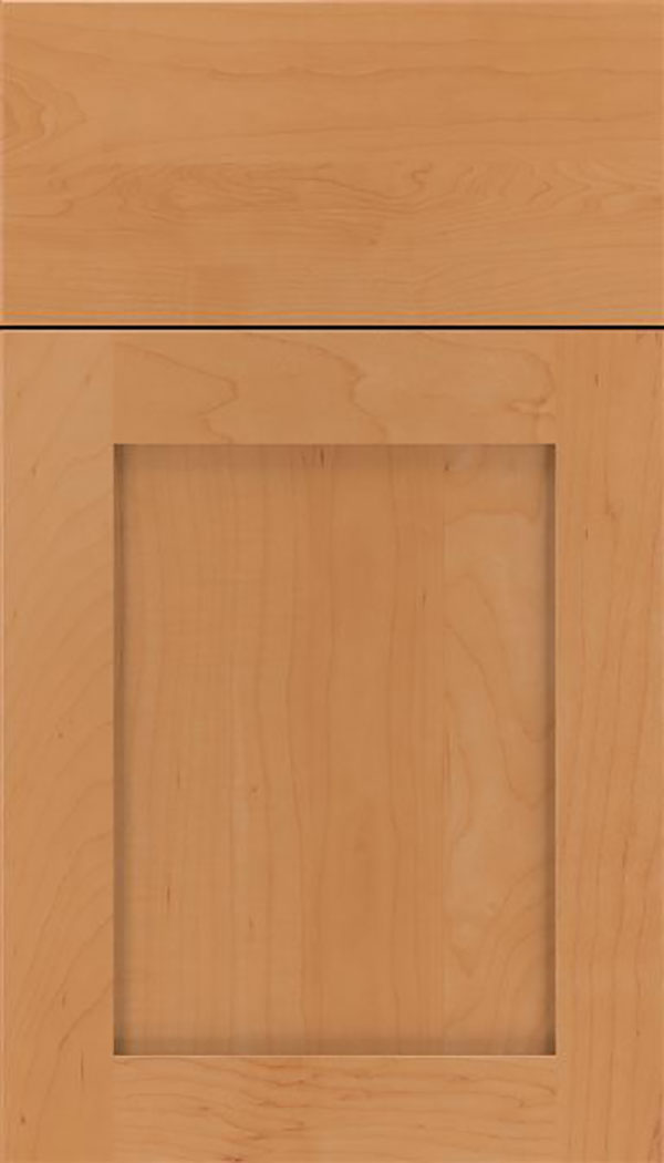 Salem Maple shaker cabinet door in Ginger
