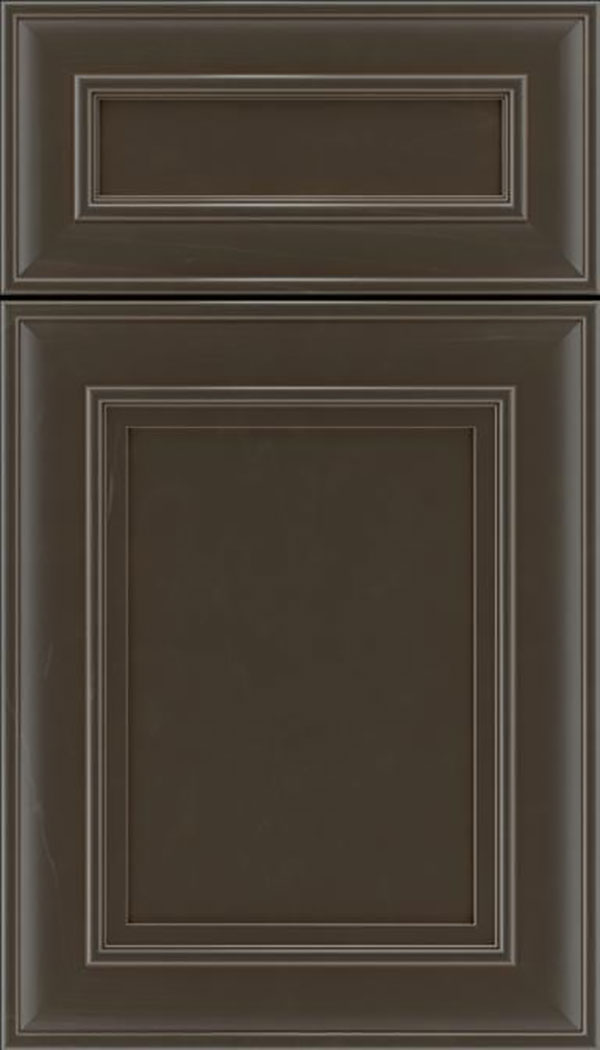 Sheffield 5pc Maple recessed panel cabinet door in Thunder