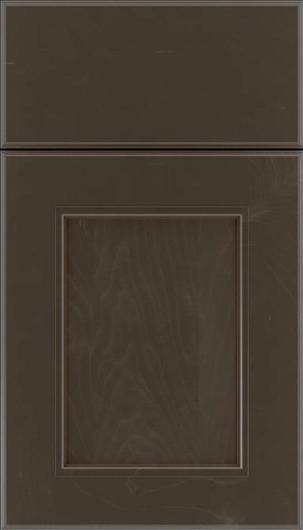 Tamarind Maple shaker cabinet door in Thunder