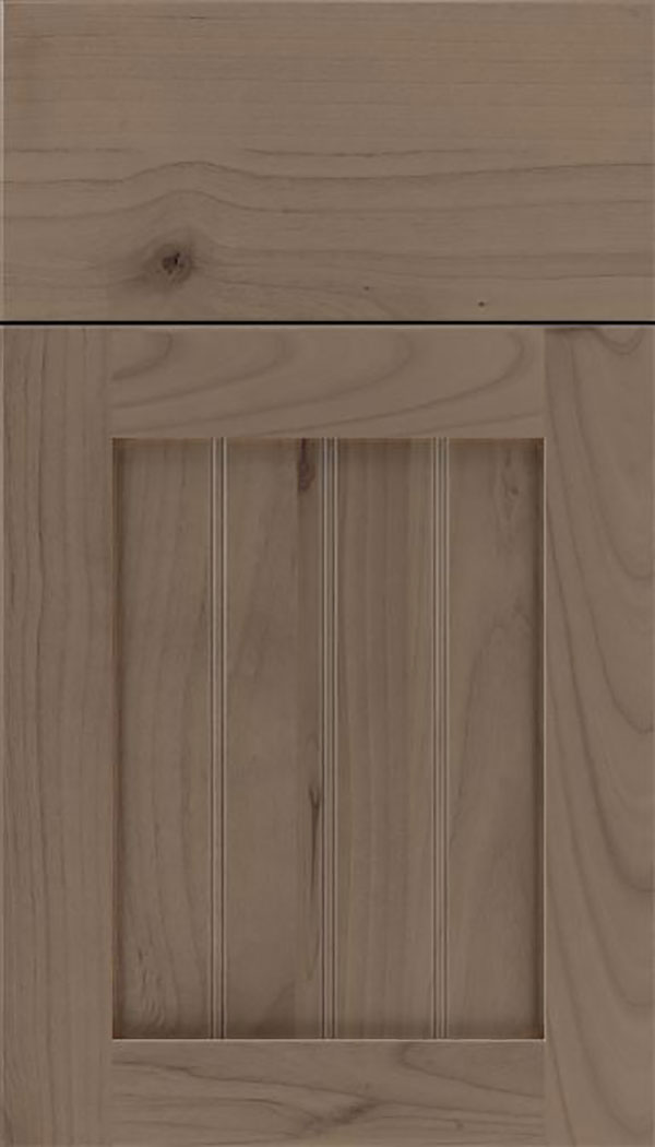 Winfield Alder beadboard cabinet door in Winter