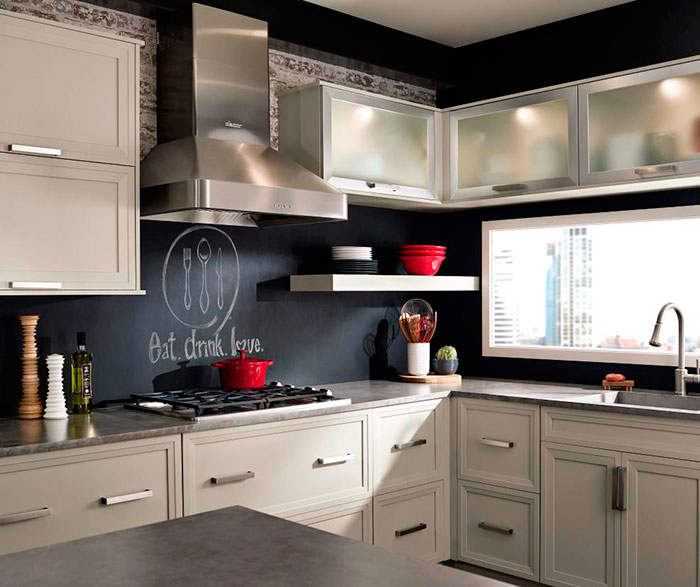 Grey Cabinets in a Casual Kitchen