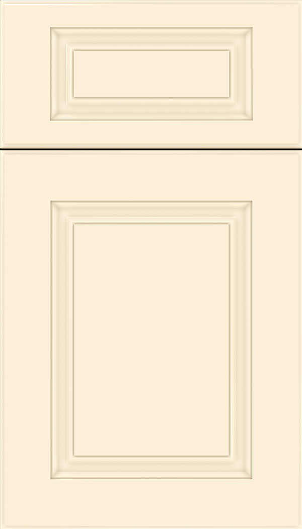 Bristol 5pc Thermofoil cabinet door in Satin Antique