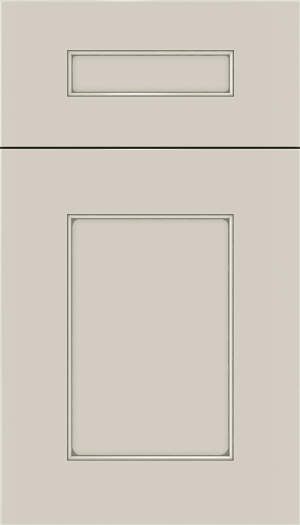 Cochrane 5pc MDF cabinet door in Cirrus with Pewter glaze