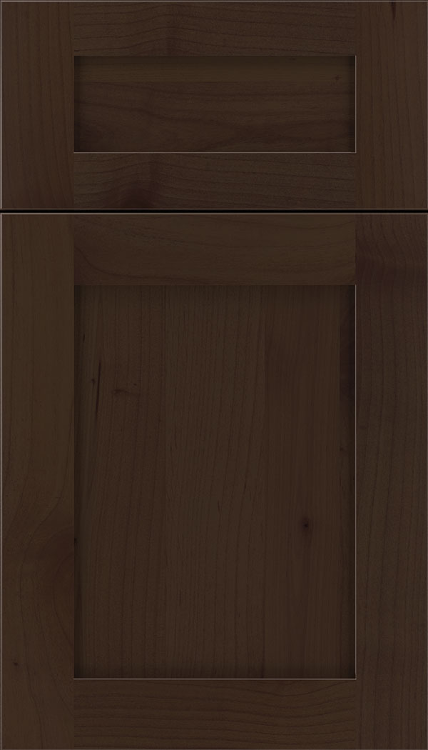 Plymouth 5pc Alder shaker cabinet door in Cappuccino