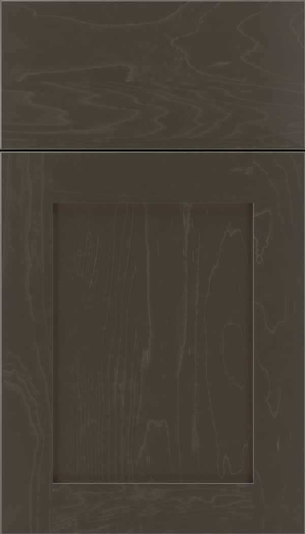 Plymouth Maple shaker cabinet door in Thunder
