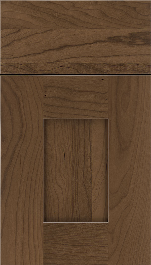 Newhaven Cherry shaker cabinet door in Toffee