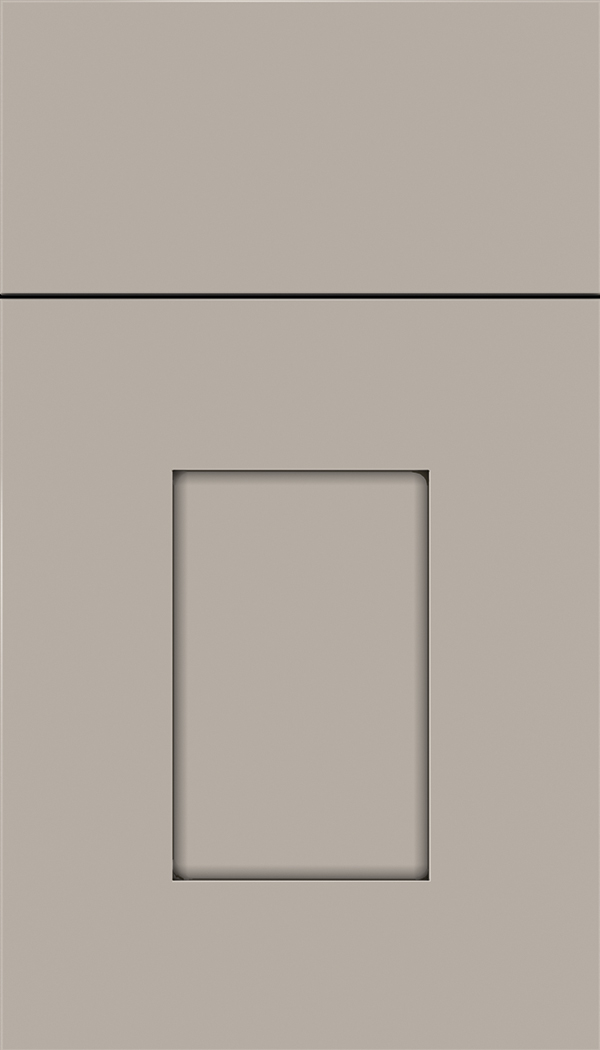 Newhaven Maple shaker cabinet door in Nimbus with Smoke glaze