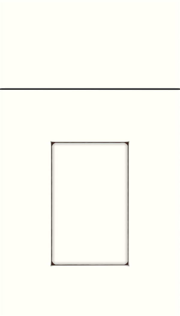 Newhaven MDF shaker cabinet door in Alabaster with Mocha glaze