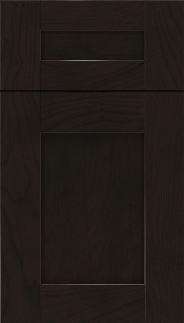 Pearson 5pc Cherry flat panel cabinet door in Espresso