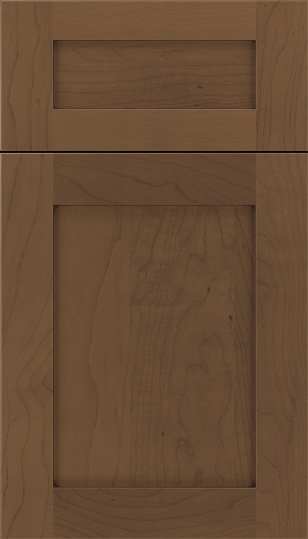 Plymouth 5pc Maple shaker cabinet door in Toffee with Mocha glaze