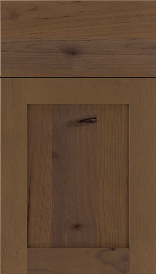 Plymouth Alder shaker cabinet door in Sienna