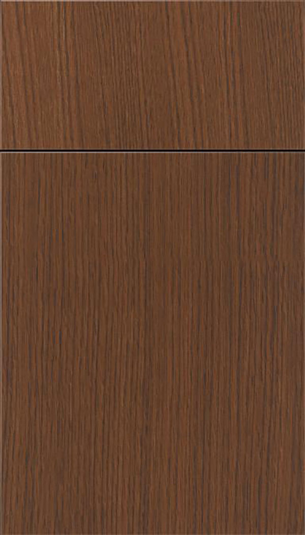 Summit Rift Oak slab cabinet door in Toffee