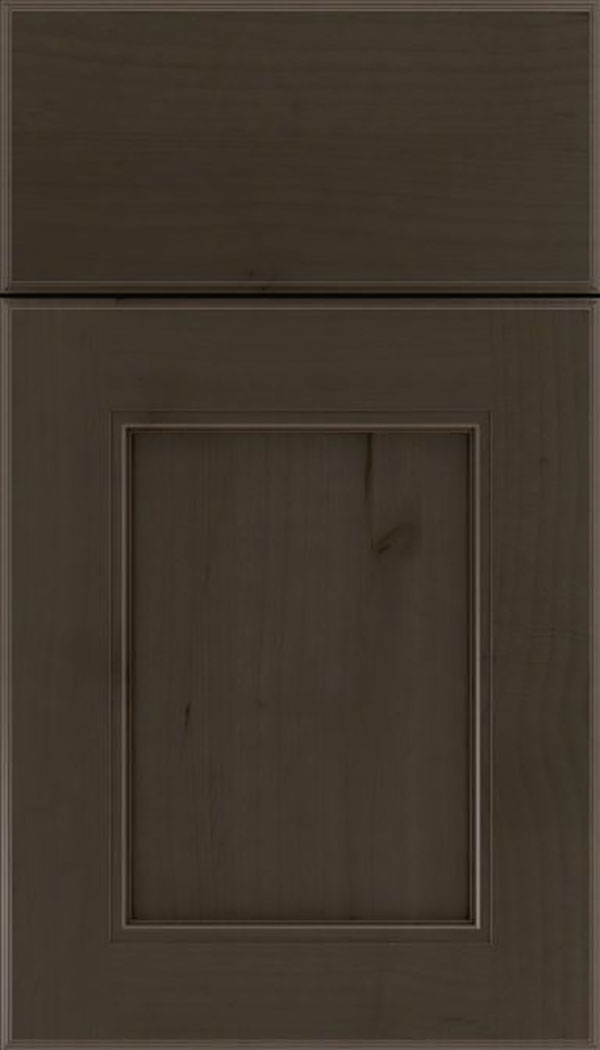 Tamarind Alder shaker cabinet door in Thunder