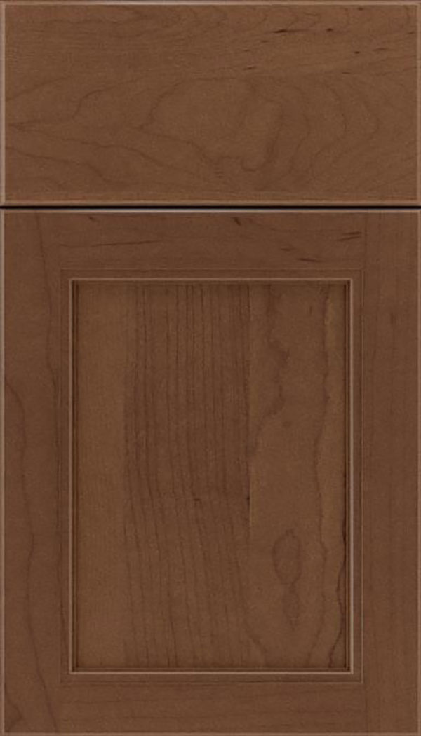 Templeton Maple recessed panel cabinet door in Toffee